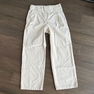 Aritzia Wilfred Cotton Khaki Chino Trousers